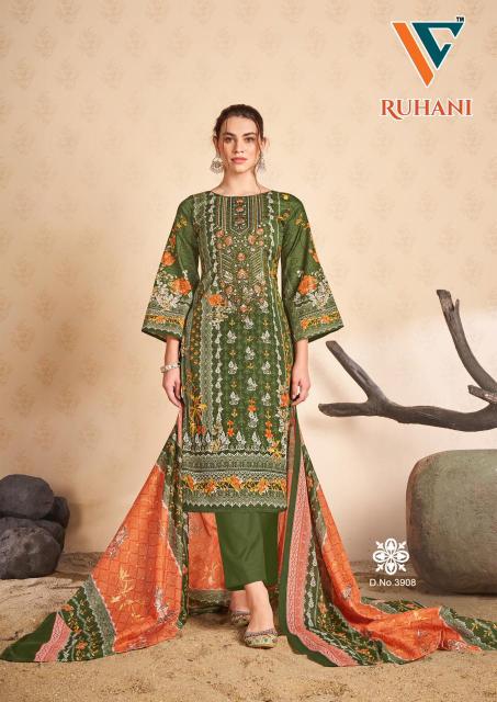 Vandana ruhani vol-39 cotton dress material wholesale price in